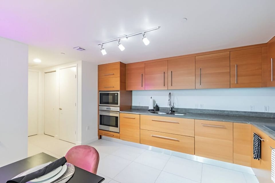 Family Suite, Balcony, City View | Private kitchen | Full-size fridge, microwave, oven, dishwasher