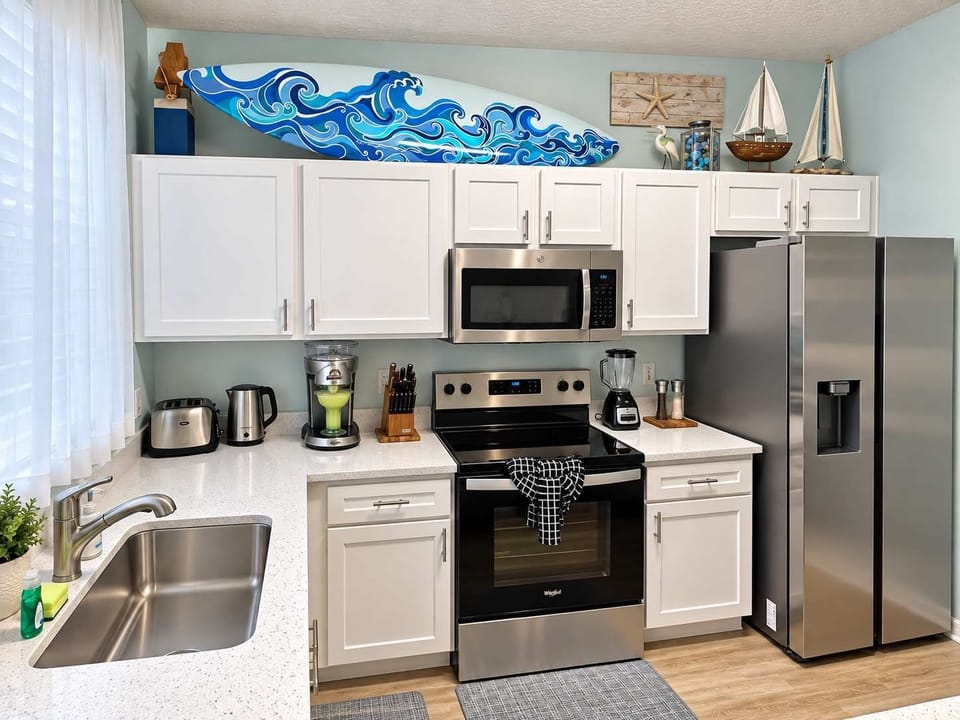 Brand new kitchen wiht nautical themes