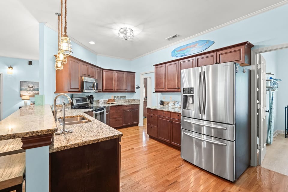 All Stainless Appliances Upstairs Kitchen
