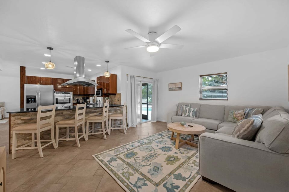 Open layout designed for gathering, relaxing, and spending time together