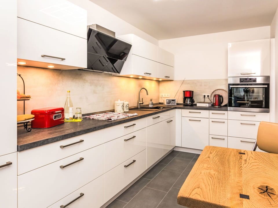 Kitchen, Countertop, Cabinetry, Kitchen Appliance, Flooring, Interior Design, Home, Major Appliance, Home Appliance, Stove