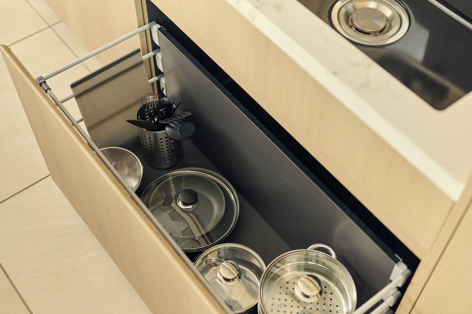 Luxury Villa | Private kitchen | Fridge, microwave, stovetop, electric kettle