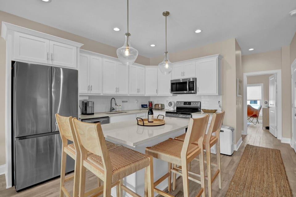 Large open kitchen