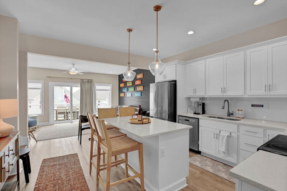 Large open kitchen