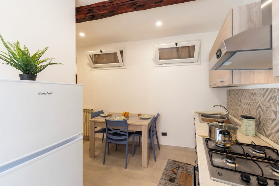 Kitchen and dining area