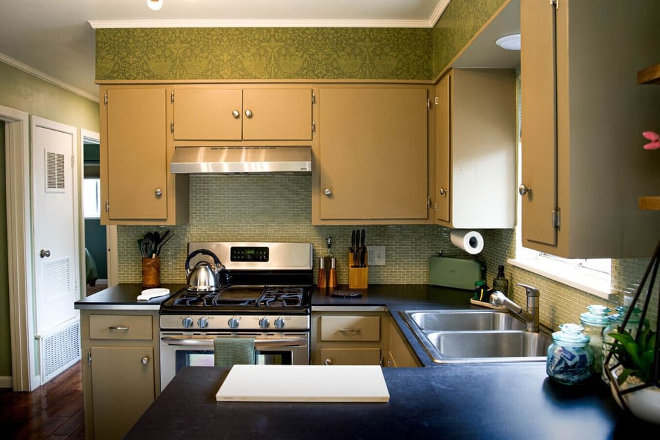 Kitchen with Gas Stove