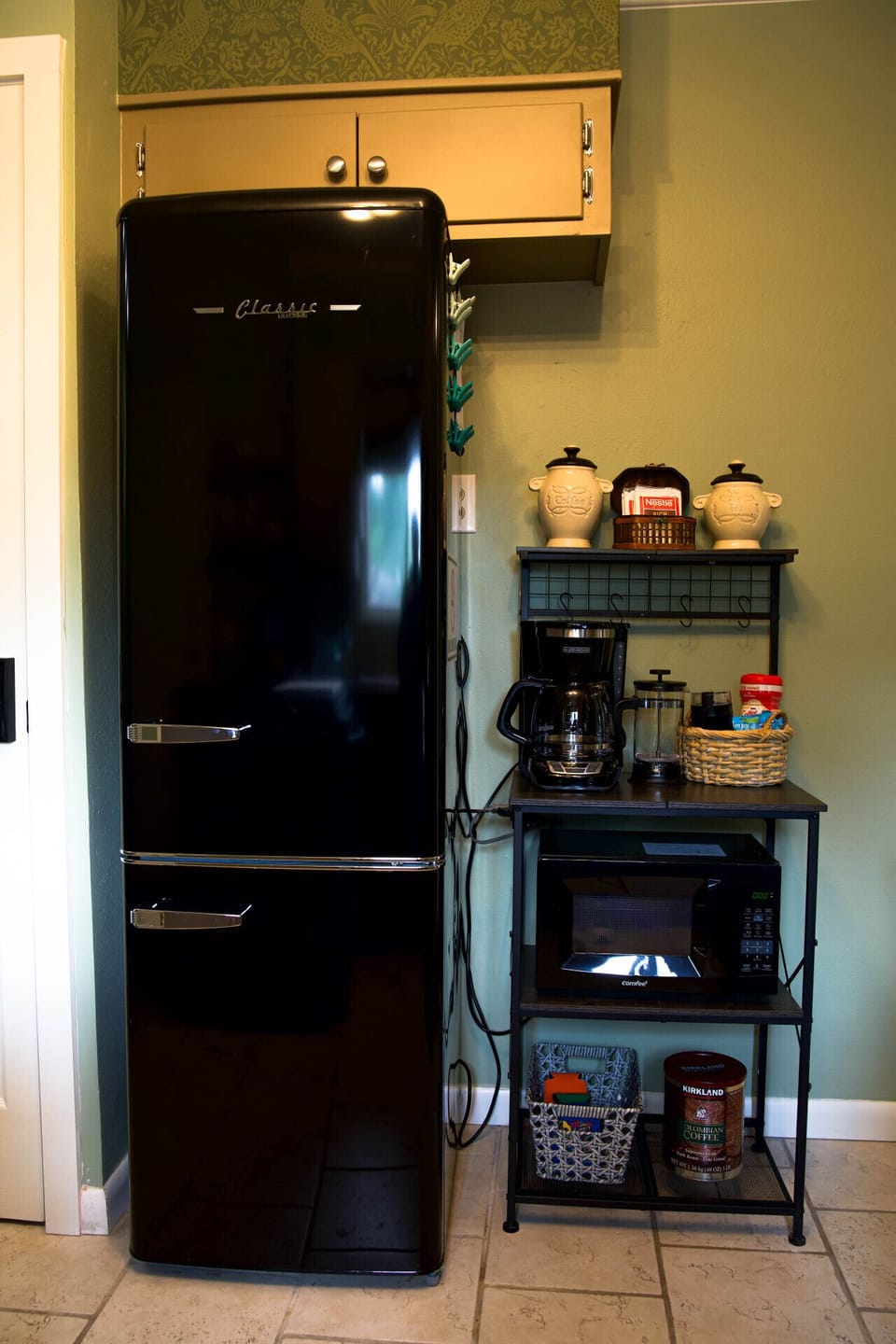 Refrigerator & Coffee Station