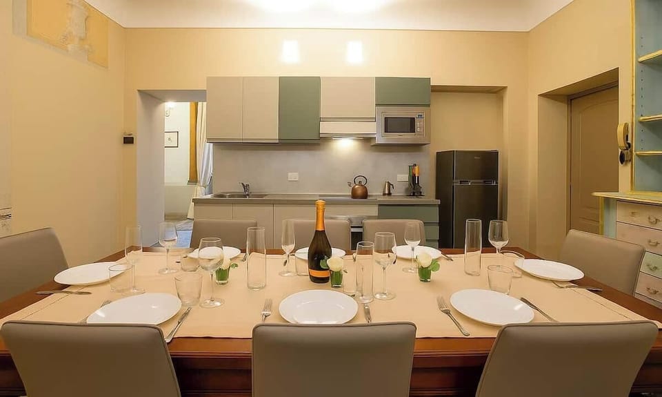 cucina, sala da pranzo 