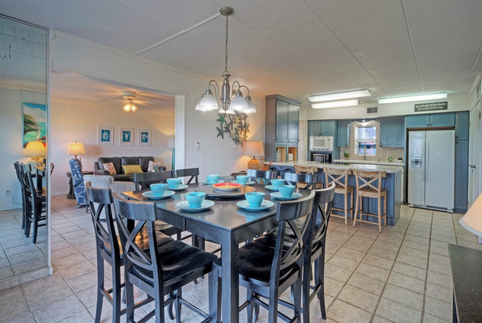 Dining table.