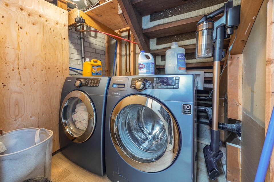 In-unit washer and dryer available for added convenience during your stay.