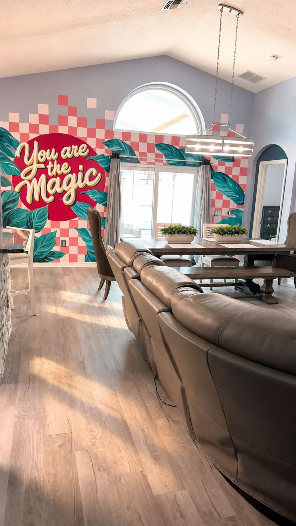 Dining With Signature Mural
