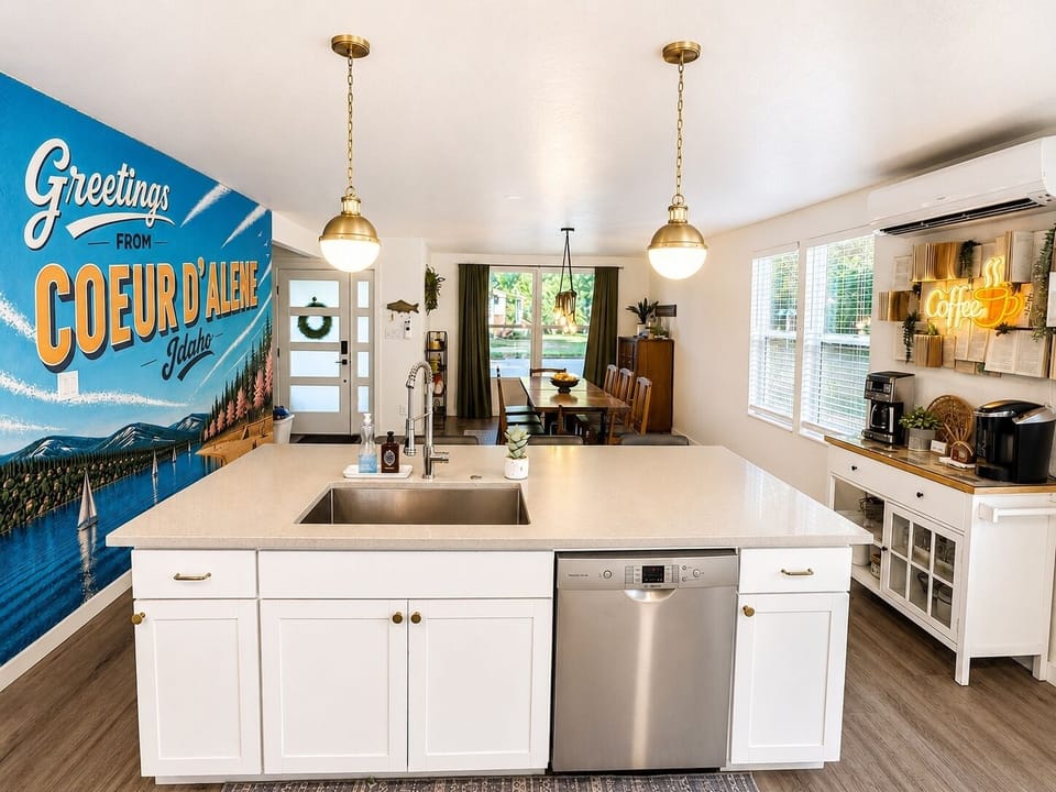 Kitchen and dining room