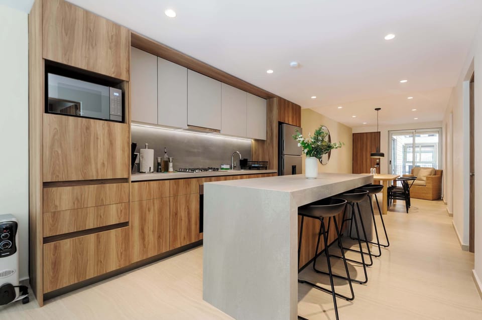 Practical and functional kitchen
