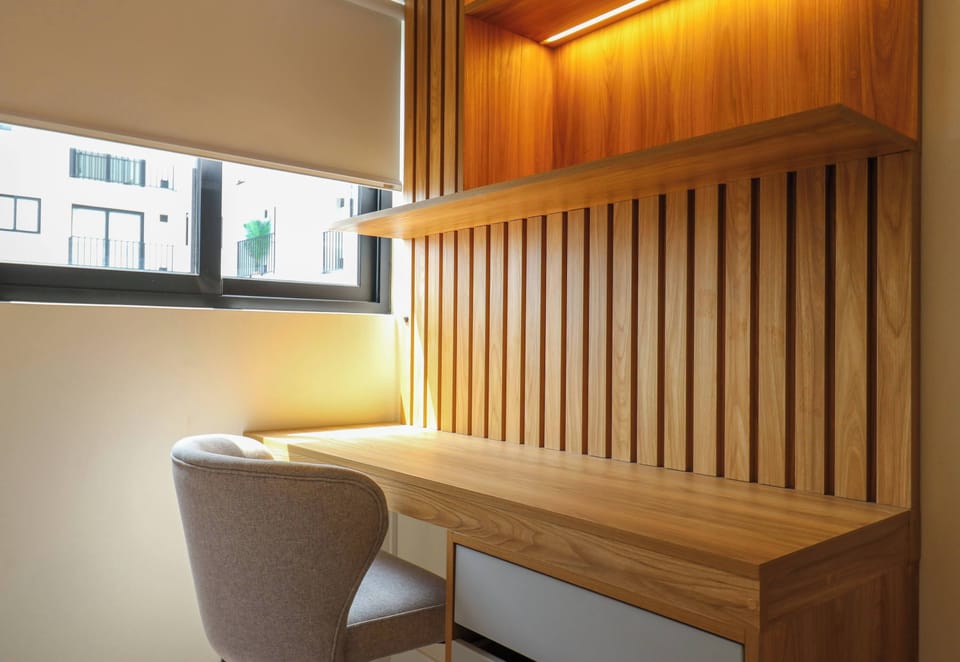 Comfortable and functional desk