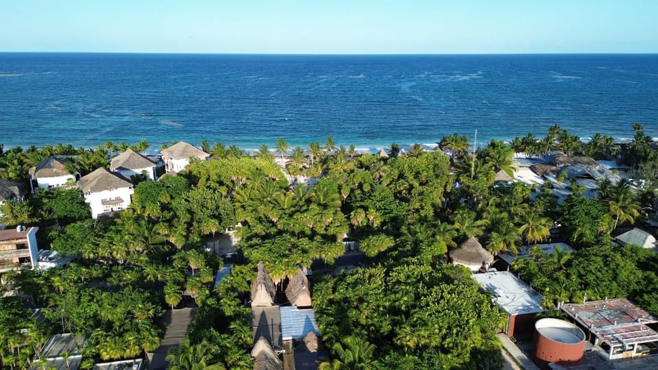 Beach nearby, white sand