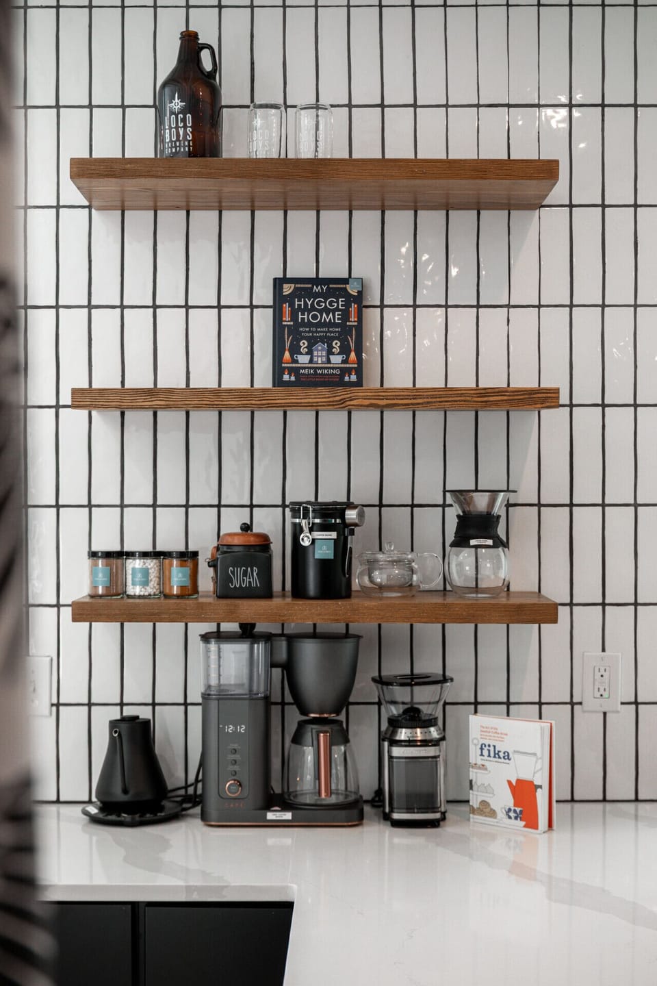 Coffee bar for slow mornings