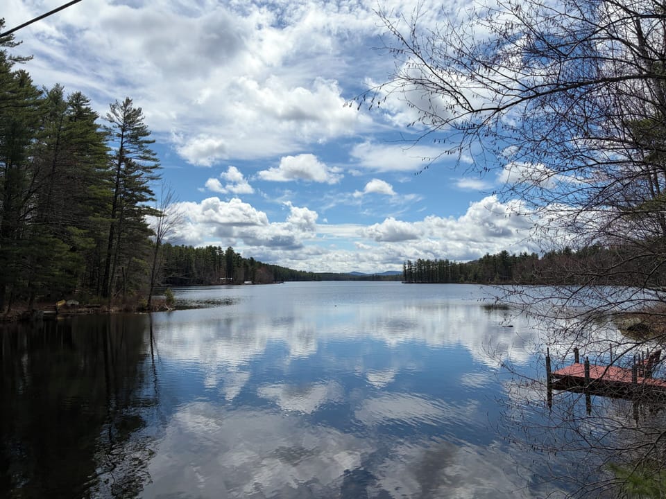 Enjoy Boating and Swimming Access to Moose Pond Steps Away