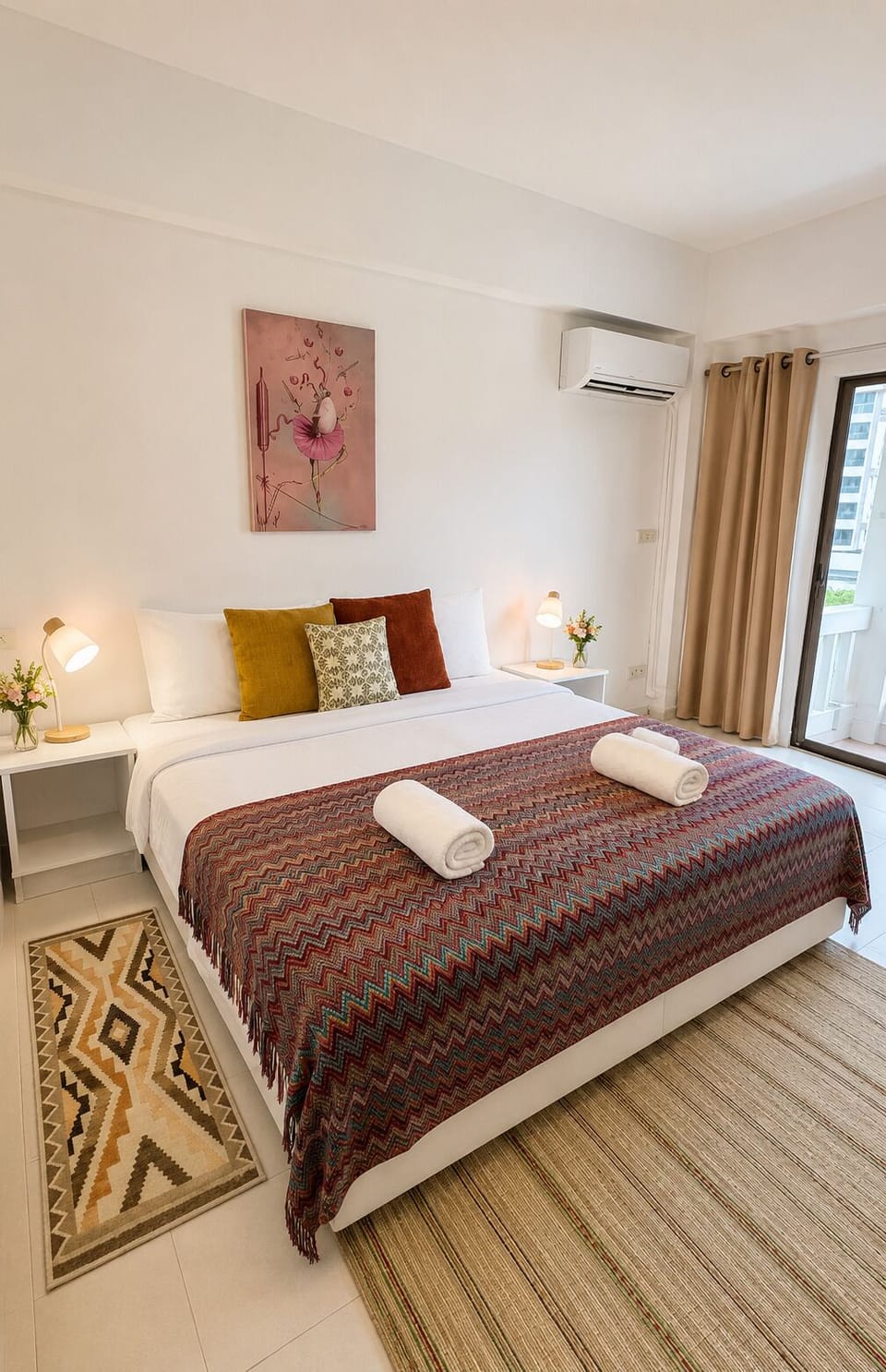 Deluxe Double Room, Balcony | In-room safe, free WiFi, bed sheets