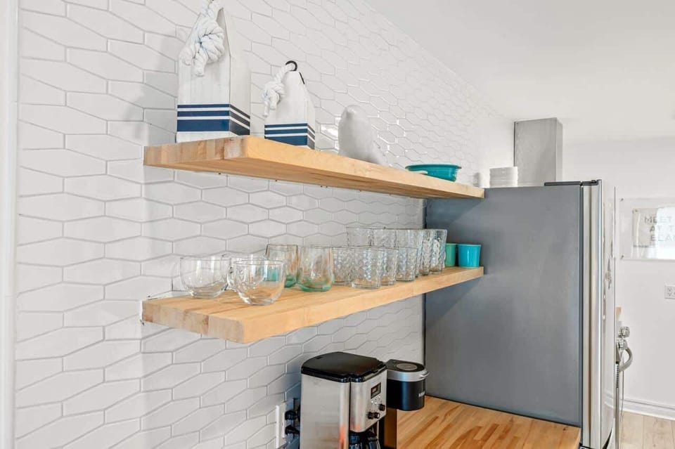 Kitchen ready for everything from coffee to dinner.