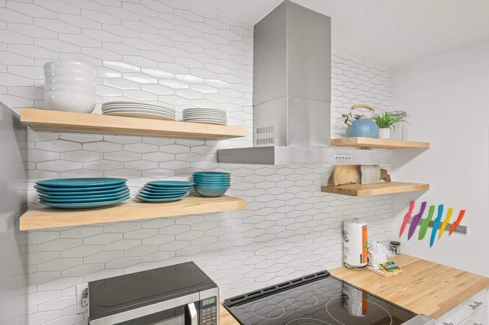 Functional kitchen designed for convenience.