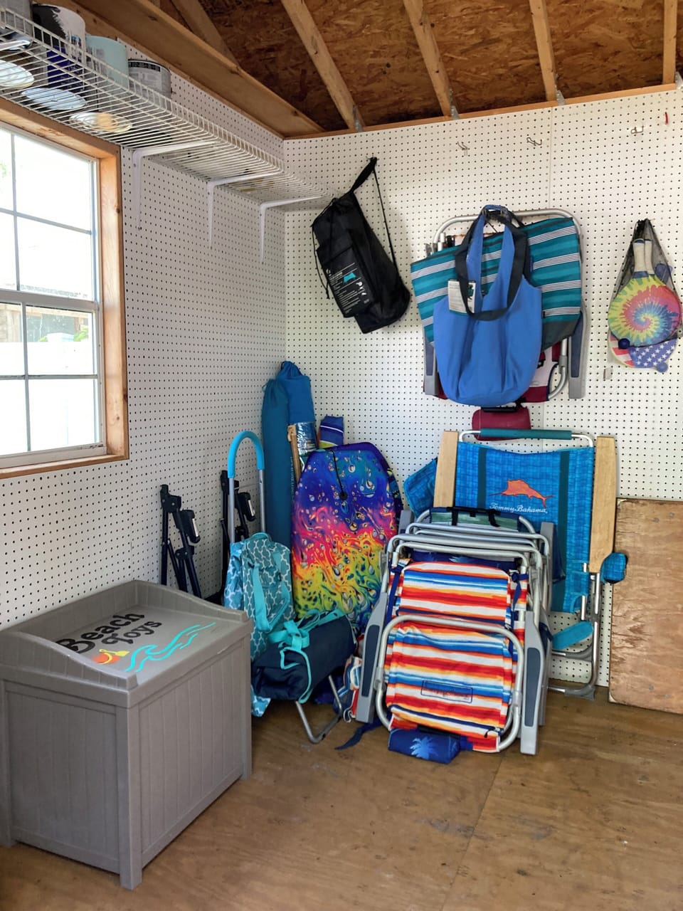 We’ve got your beach gear! Umbrellas, chairs, sand toys and more for your use.