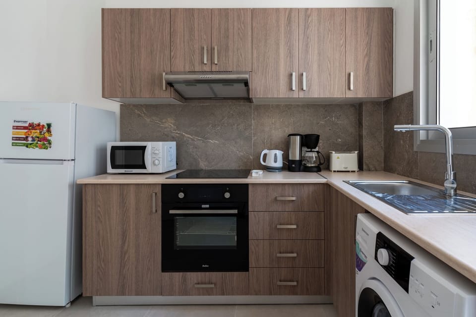 Apartment, 2 Bedrooms, Kitchen, City View | Private kitchen | Coffee/tea maker, full-size fridge, microwave, oven