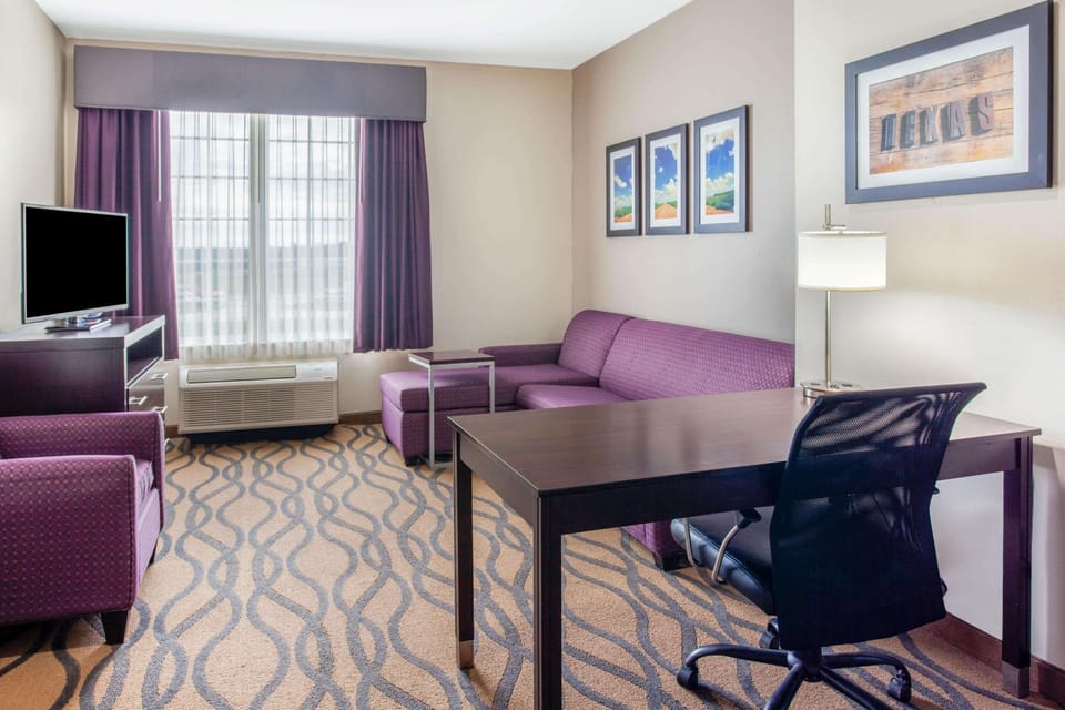 Premium bedding, desk, soundproofing, iron/ironing board