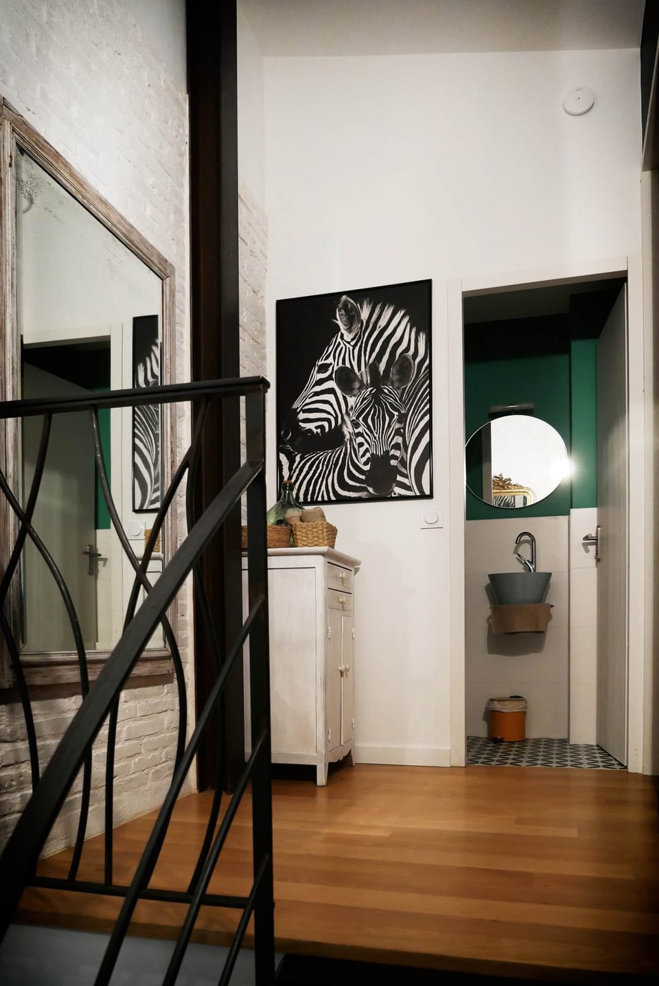The landing and upstairs WC