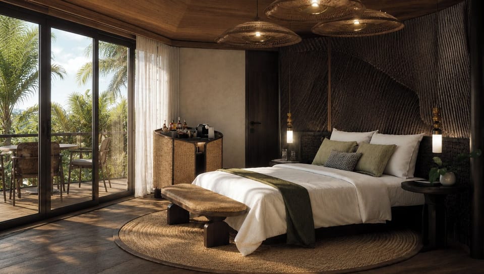 Premium bedding, down comforters, minibar, in-room safe