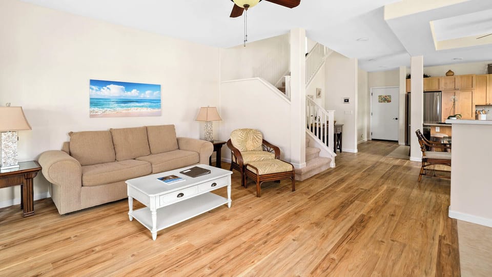Nihilani at Princeville Resort #08A - Living Great Room - Parrish Kauai