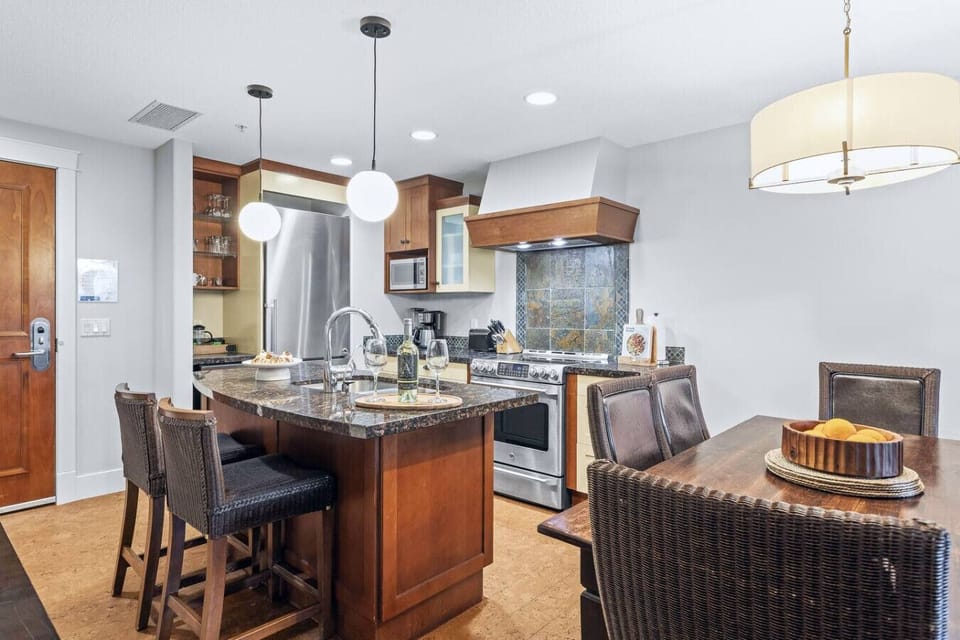 The fully-equipped kitchen will surely make meal preparation easy!