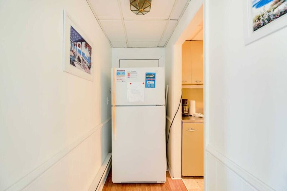 Hallway and Refrigerator