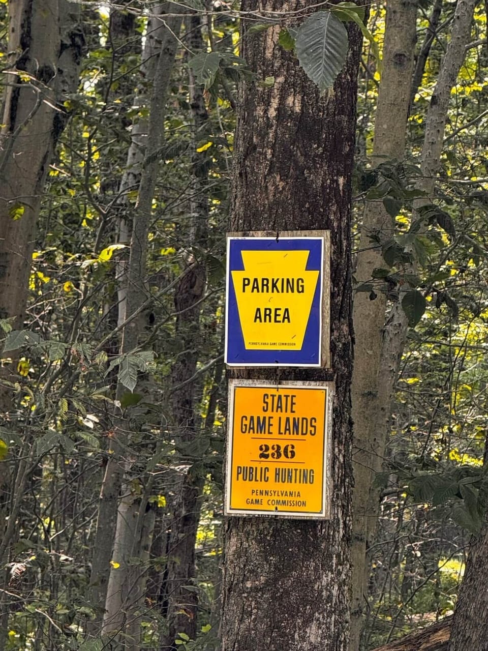 State game lands are 8 minutes away for hunting 