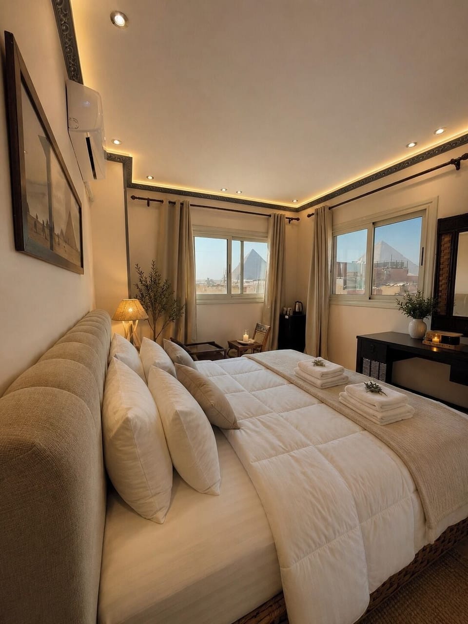 Minibar, soundproofing, bed sheets