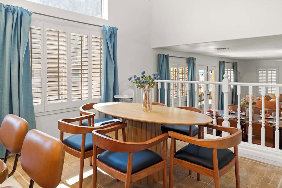 The Perfect Breakfast Nook: Bathed in natural light, it’s an inviting corner to enjoy a fresh cup of coffee or a quick snack.