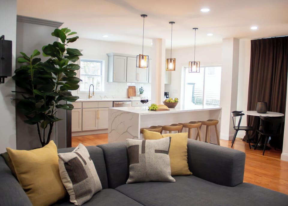A refined living room designed for comfort and style.
Thoughtfully curated furnishings create a warm, luxurious atmosphere.