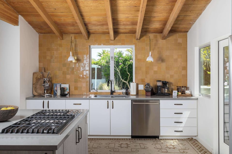 Kitchen | San Simian in Palm Springs, California by Luxus Vacation Properties