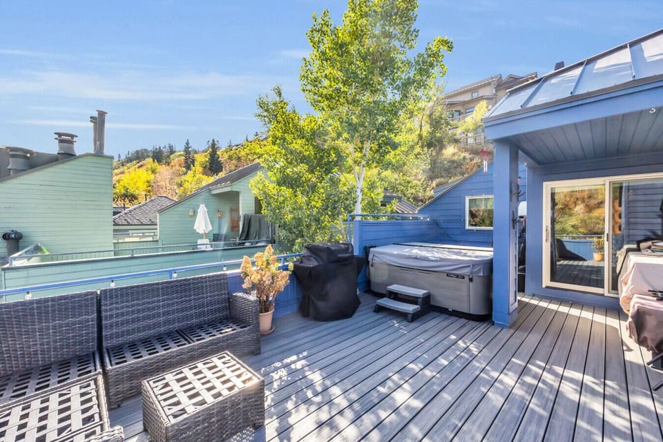 Outside deck
