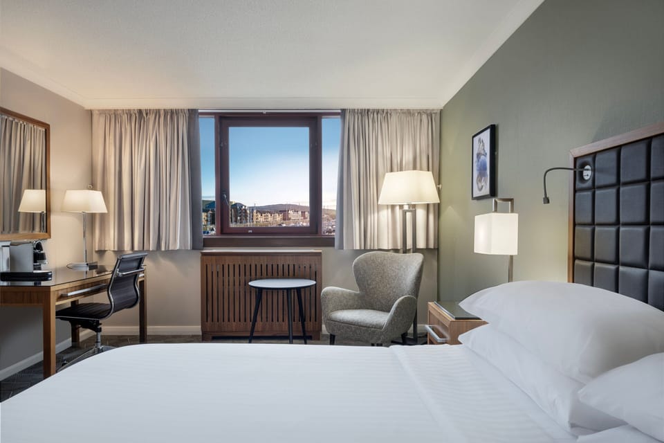 Superior Room, 1 King Bed (Partial View) | Premium bedding, pillowtop beds, in-room safe, desk