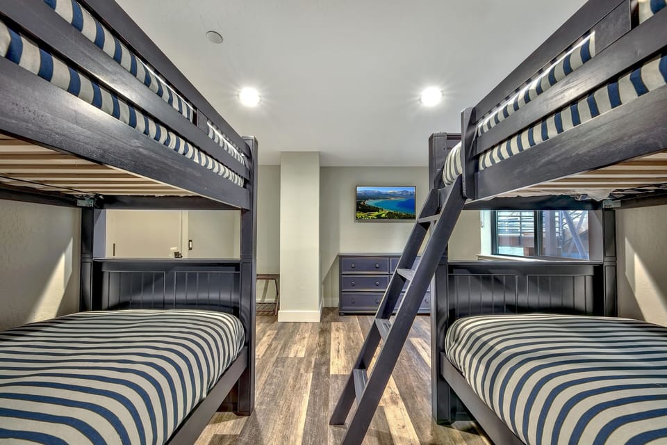 The 15 bedrooms are spread out in this huge home so that you can still get away from everyone and have privacy in your luxury suite.