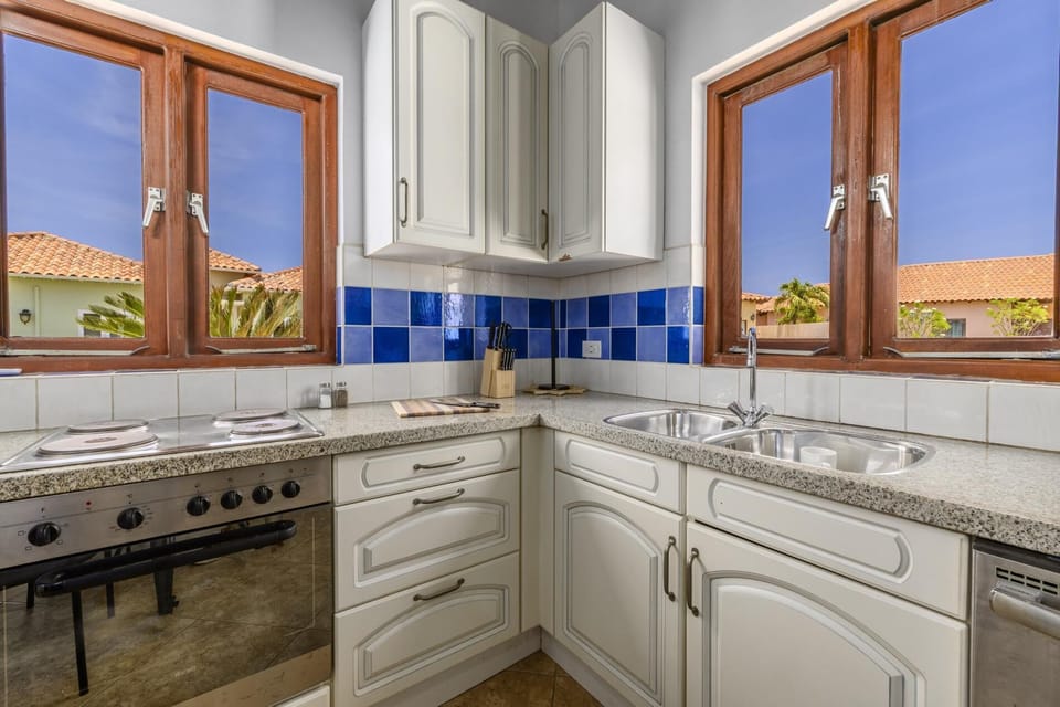 Fully equipped kitchen for easy, convenient home cooking during your Aruba stay