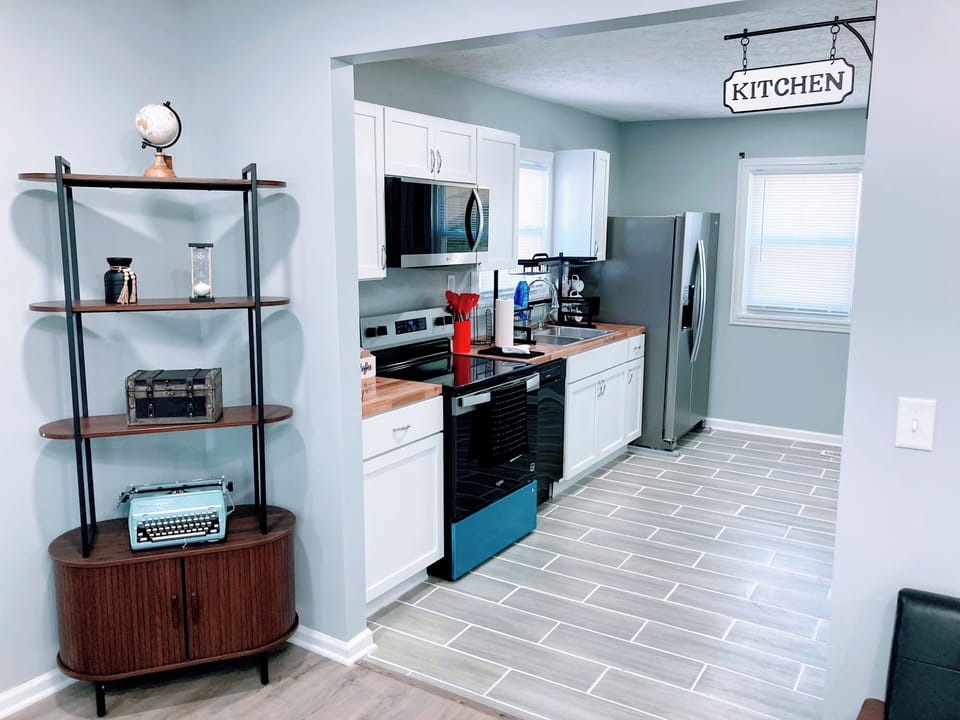 Circle City Living overlooking Breadworks & Farmers Market inspired Kitchen