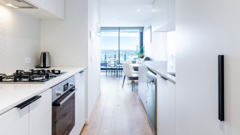 Modern kitchen with everything needed for home-style cooking