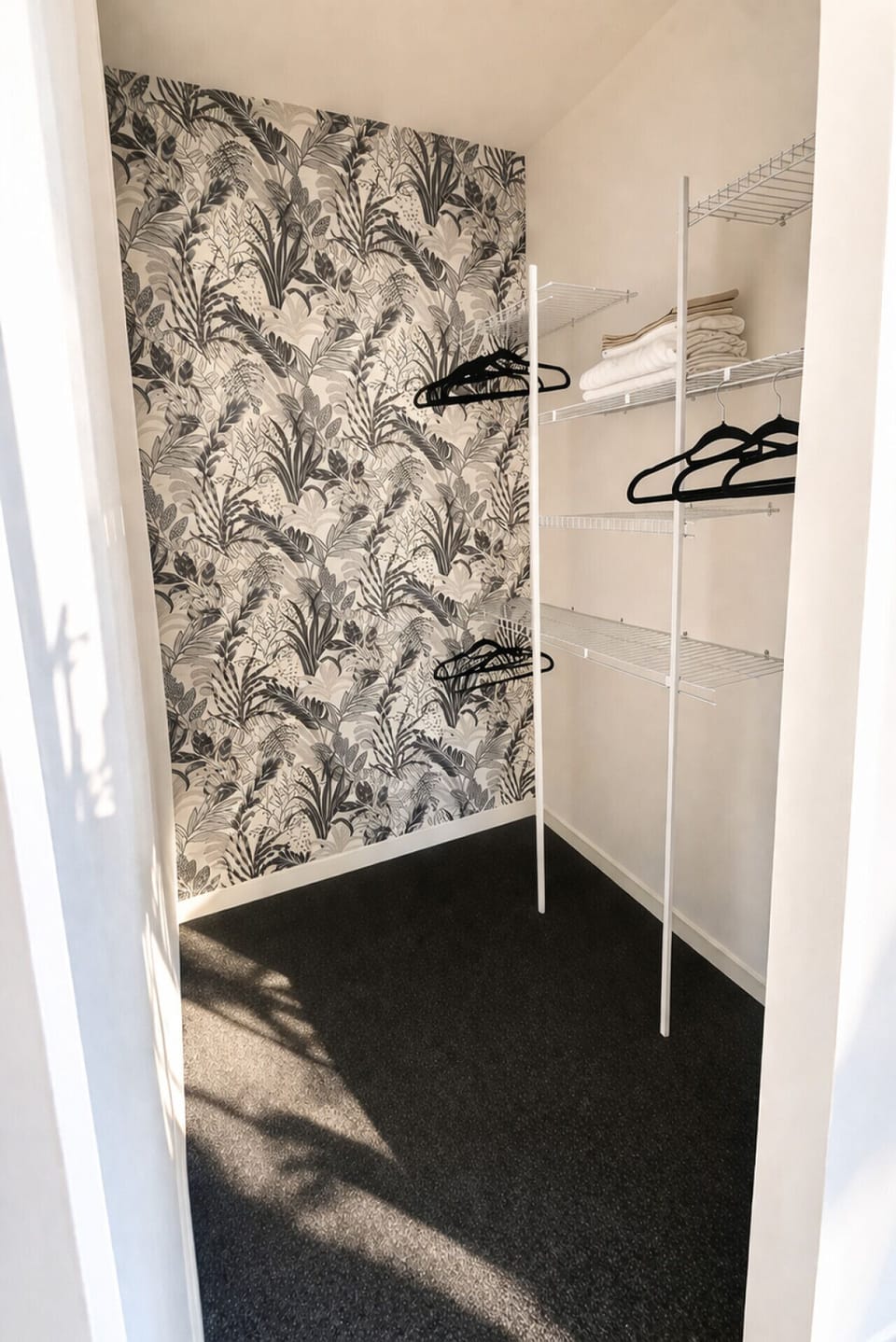 Lovely large wardrobe to really be able to unpack and settle in!