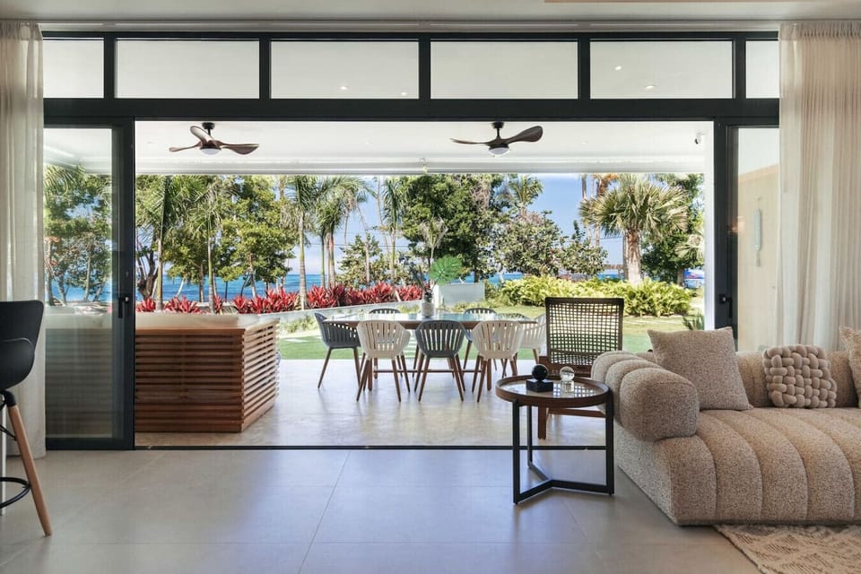 Open the doors to indoor-outdoor living with ocean views just beyond your terrace.