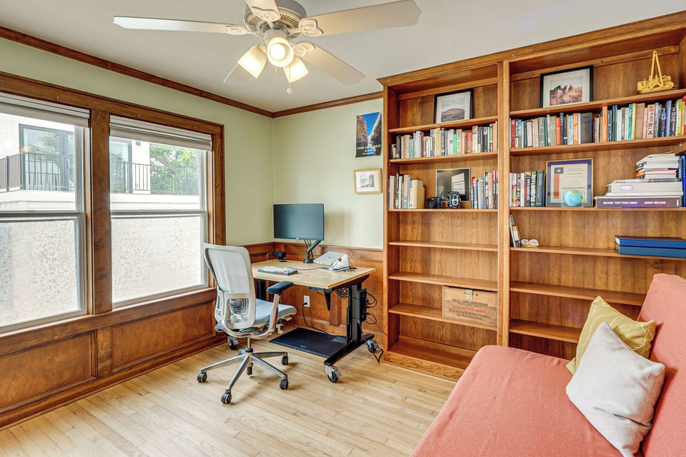 Bedroom 3 | Queen Futon | Designated Workspace