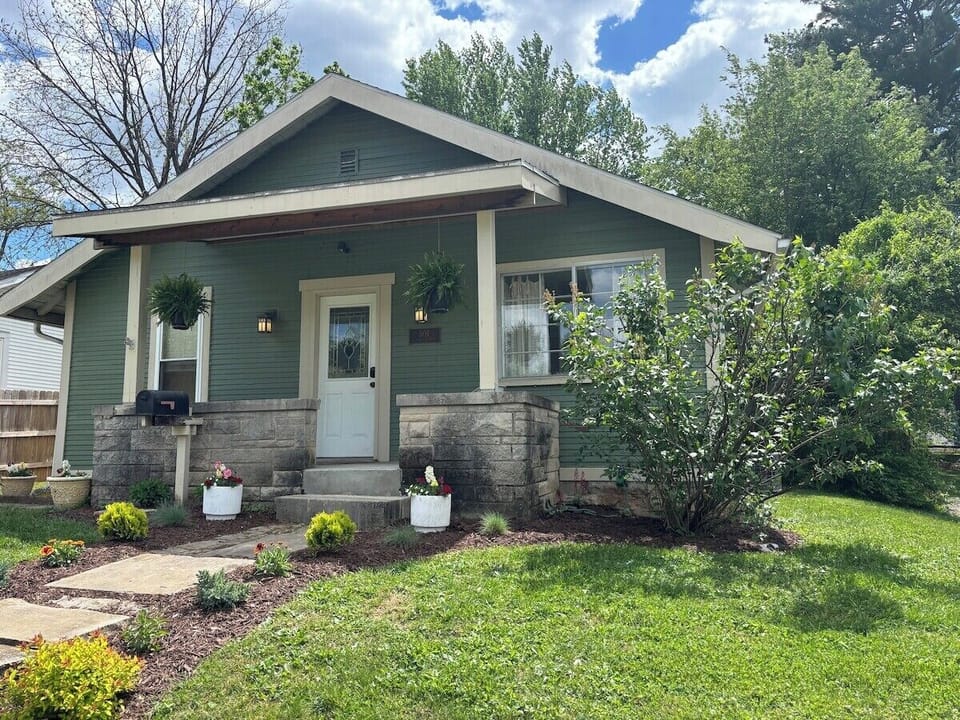 Charming bungalow with covered front porch