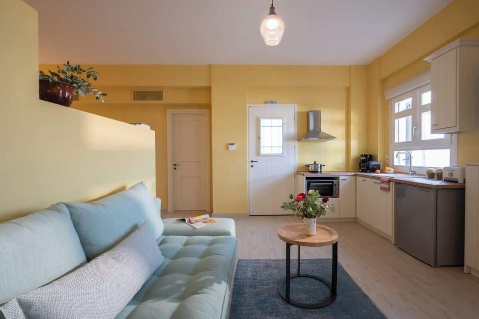 Bright and airy lounge area designed for comfort