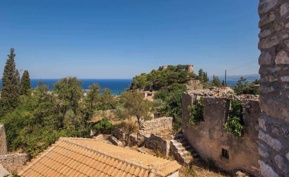 Stunning countryside and sea views from the property