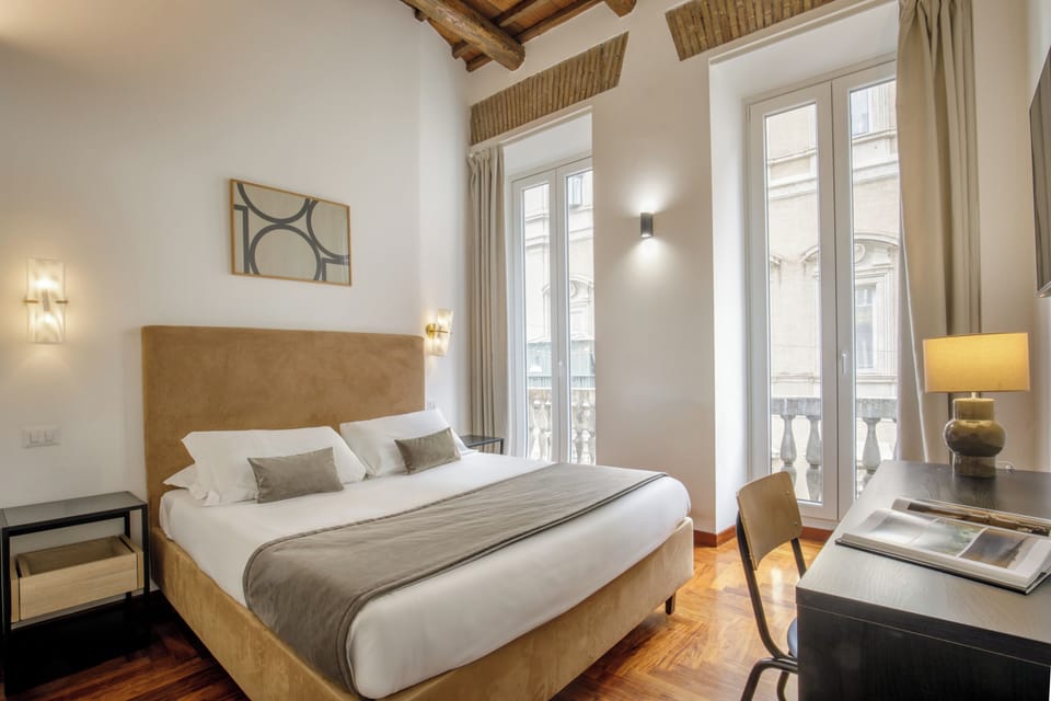 Deluxe Double Room, Balcony, City View | Desk, laptop workspace, free WiFi